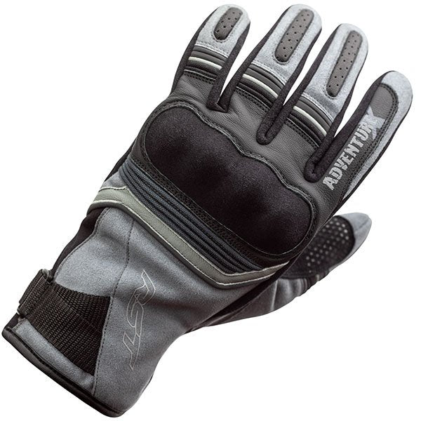 RST Motorcycle Gloves Adventure X CE Approved Grey