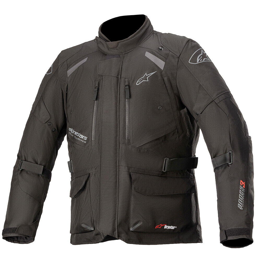 Alpinestars Mens Motorcycle Textile Jacket Black Andes V3 Drystar